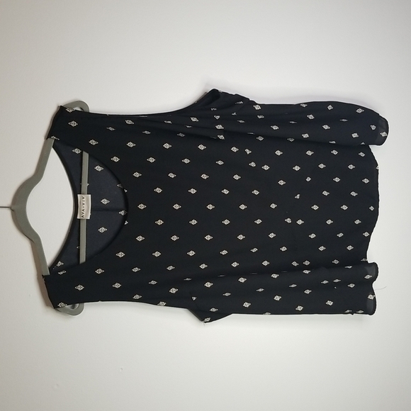 Ava & Viv Sleeveless waterfall front black Top blouse size 20/22 🎯 - Picture 1 of 7